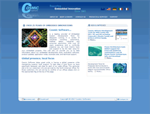 Tablet Screenshot of cosmic-software.com
